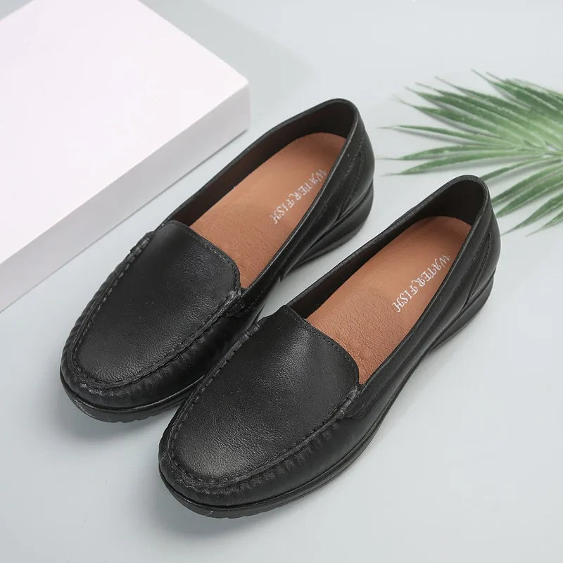 Mocassins confort en similicuir pour femme
