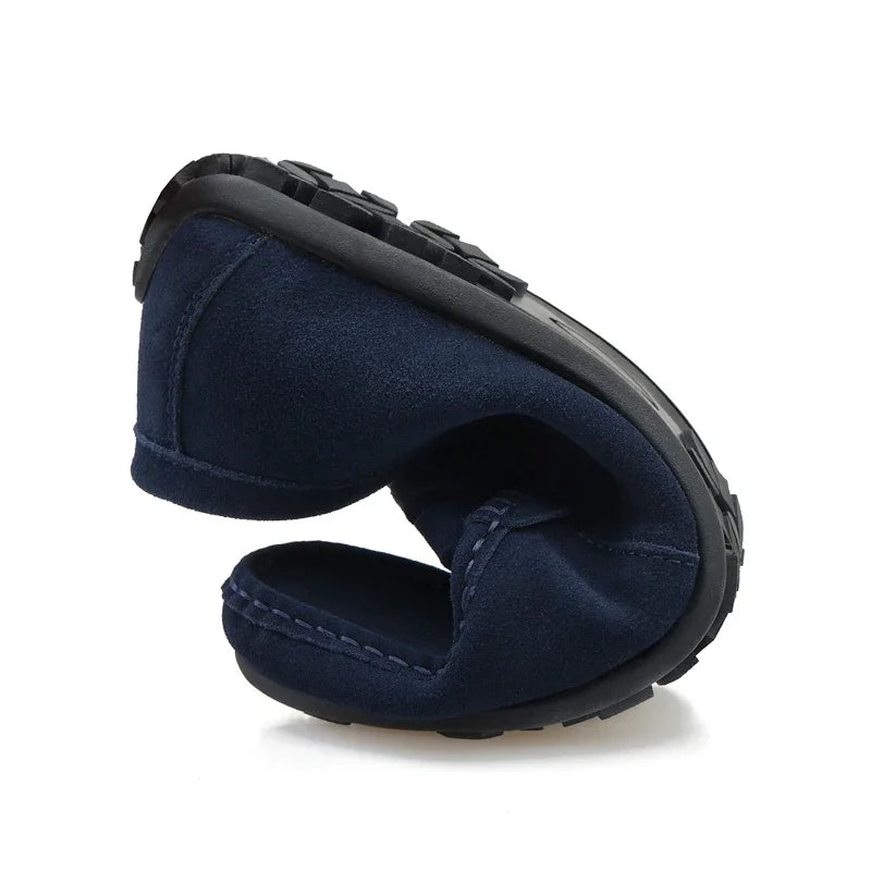 Mocassins de conduite en daim pour homme