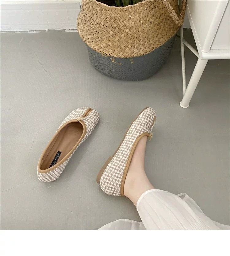 Ballerines plates mocassins tabi