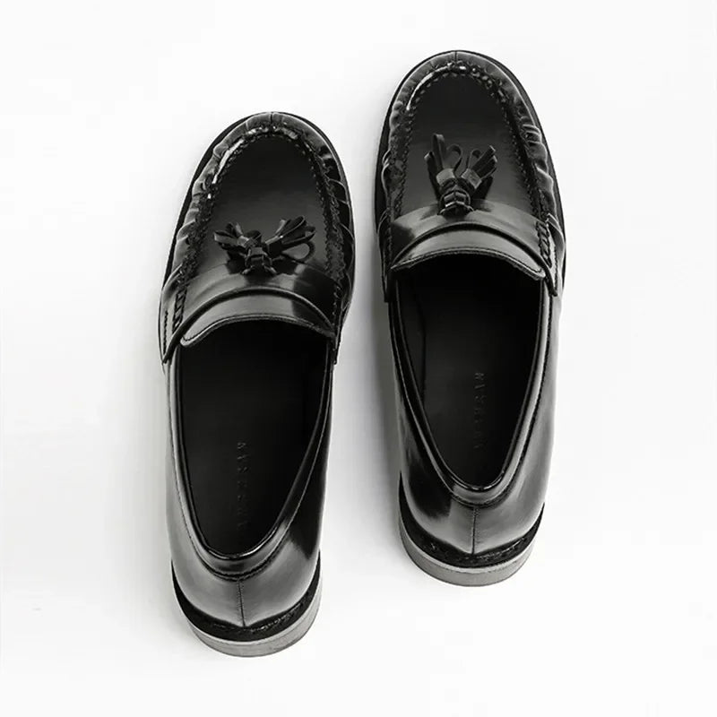 Mocassins à pampille en cuir pour femme
