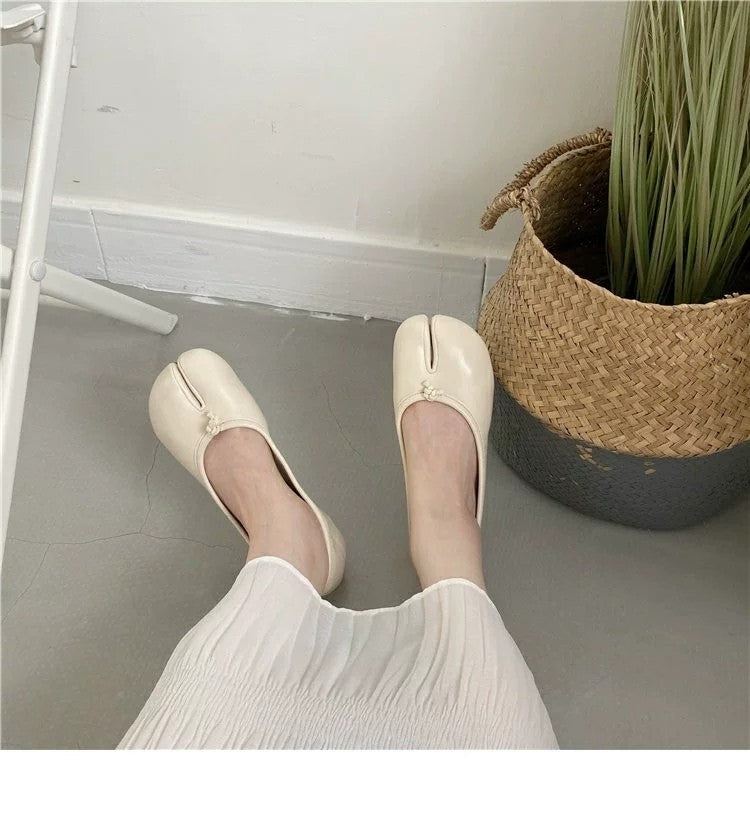 Ballerines plates mocassins tabi