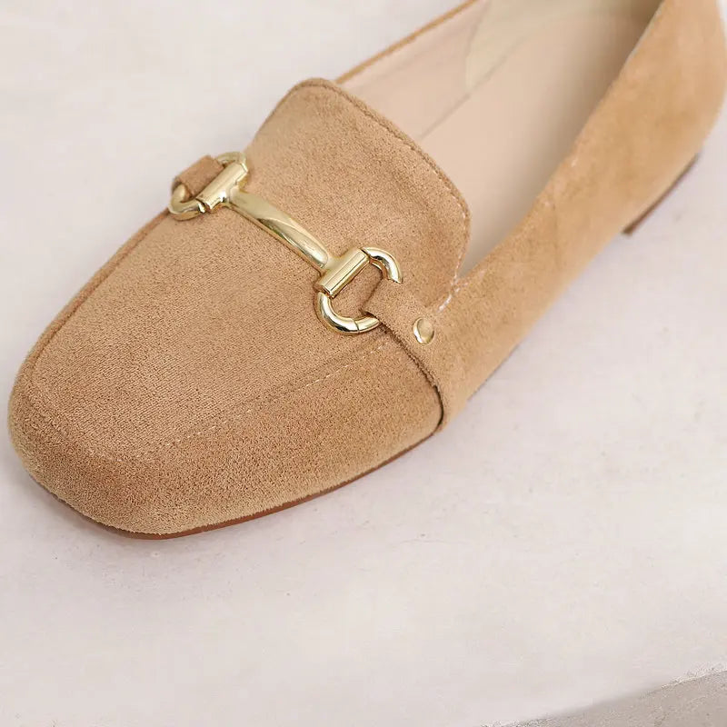 Mocassins à mors métallique pour femme