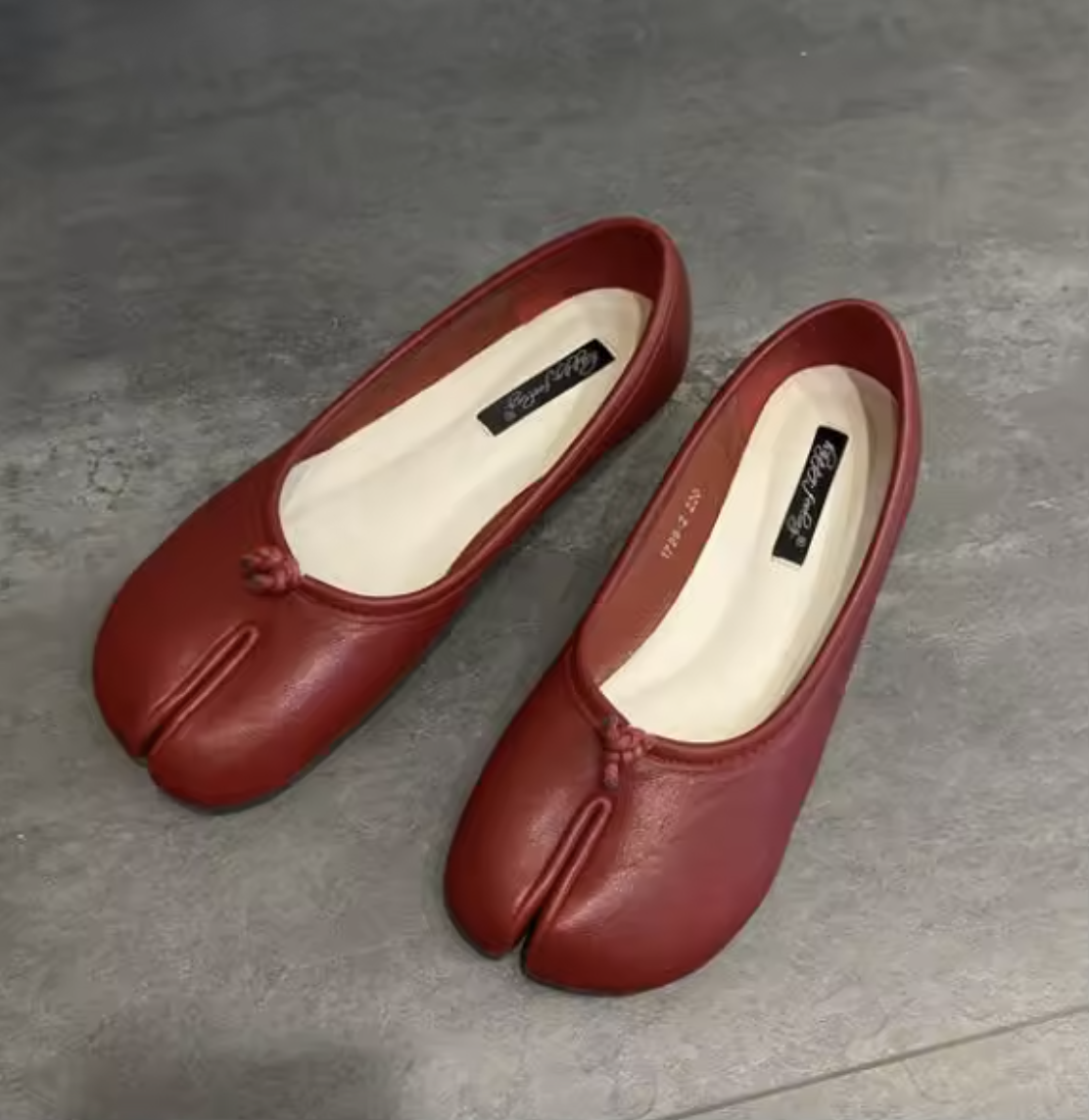 Ballerines plates mocassins tabi