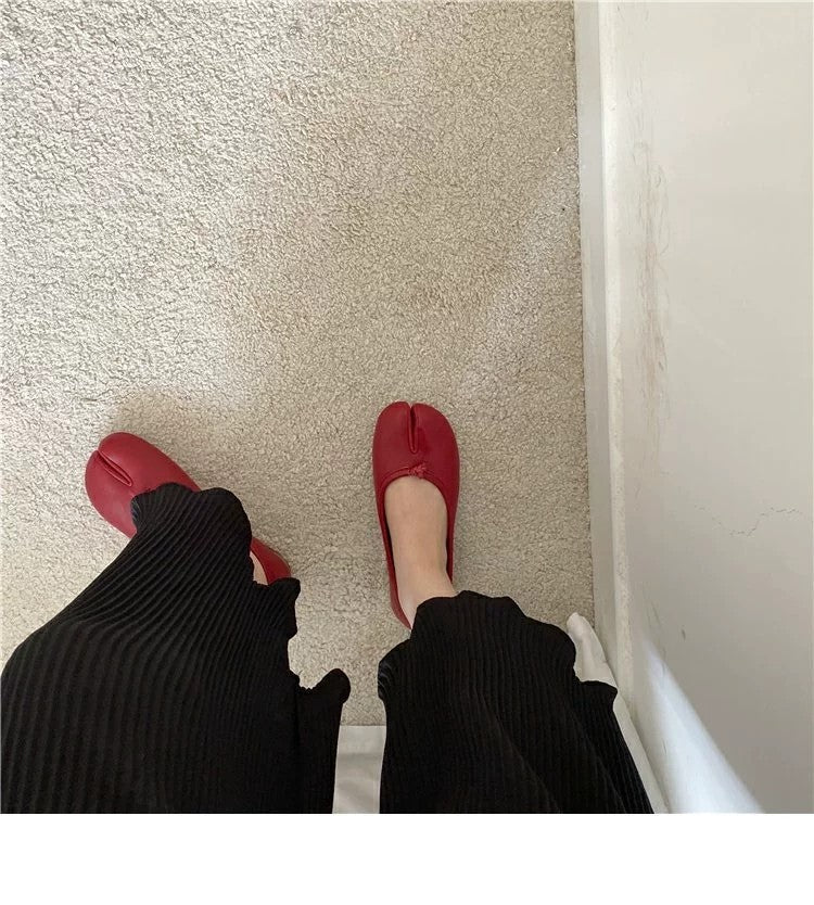Ballerines plates mocassins tabi