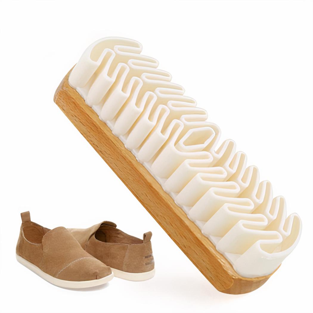 Brosse nettoyante pour chaussures en daim