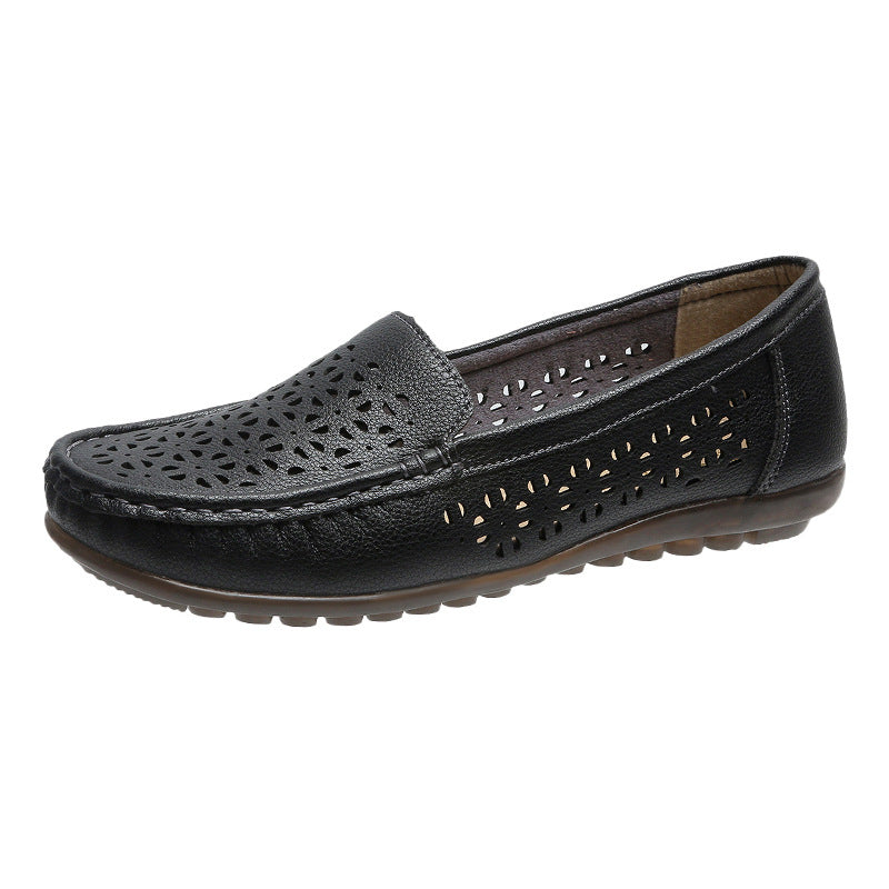 Mocassins ajourés à semelles souples pour femmes