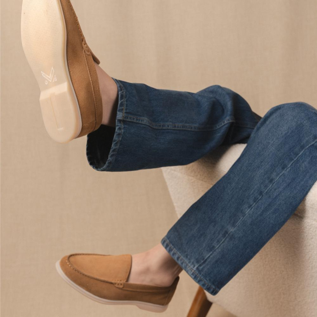 Yacht - Mocassins premium en daim véritable pour homme