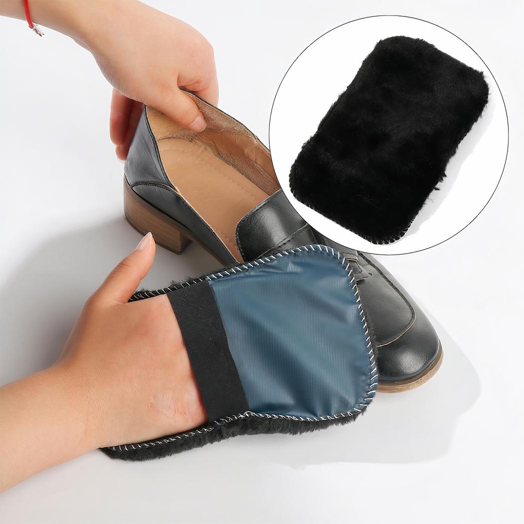 Gant nettoyant pour chaussures en cuir