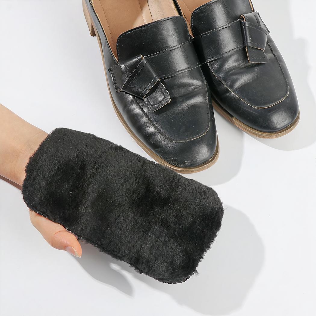 Gant nettoyant pour chaussures en cuir