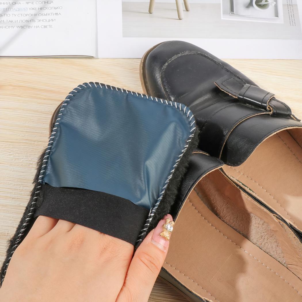 Gant nettoyant pour chaussures en cuir