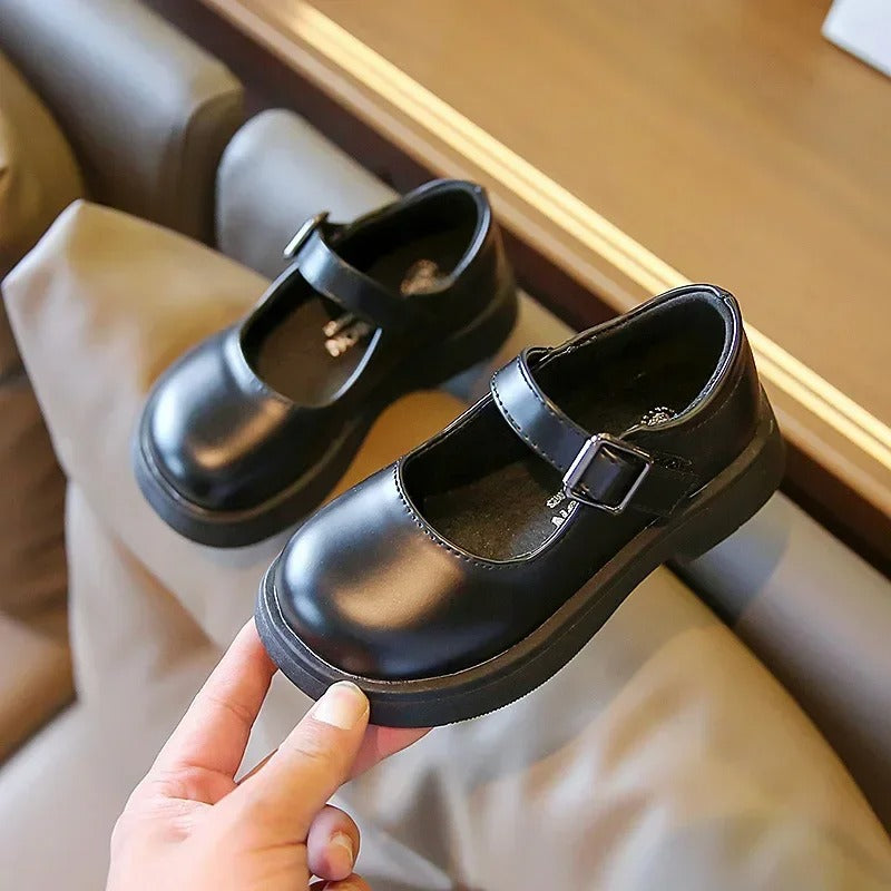 Mocassins classiques aspect cuir pour fille