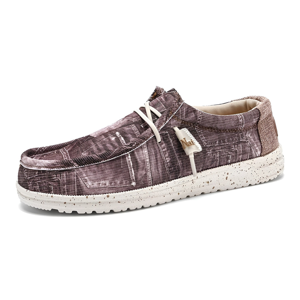 Mocassins pour homme motif effet jeans