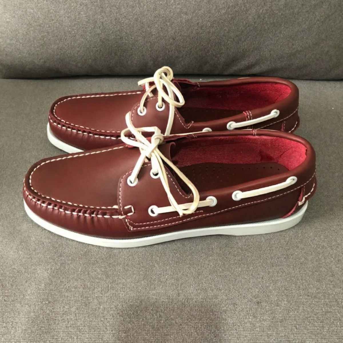 Mocassins style bateau à lacets tendance pour homme