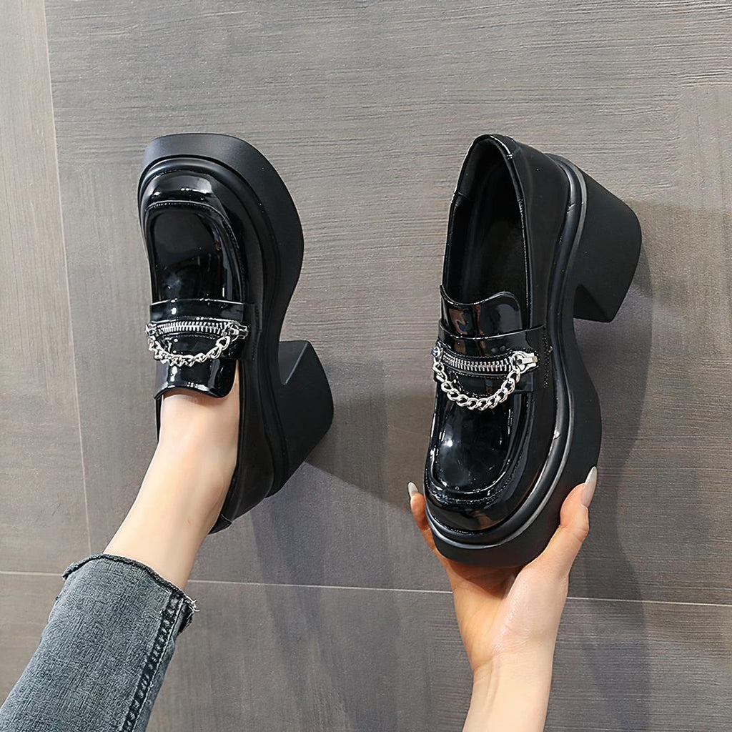Mocassin à talons 8cm pour femmes