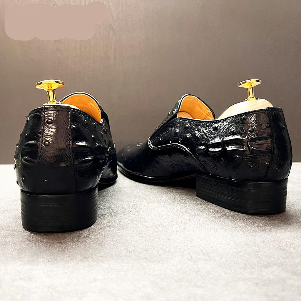 le derrière des mocassins