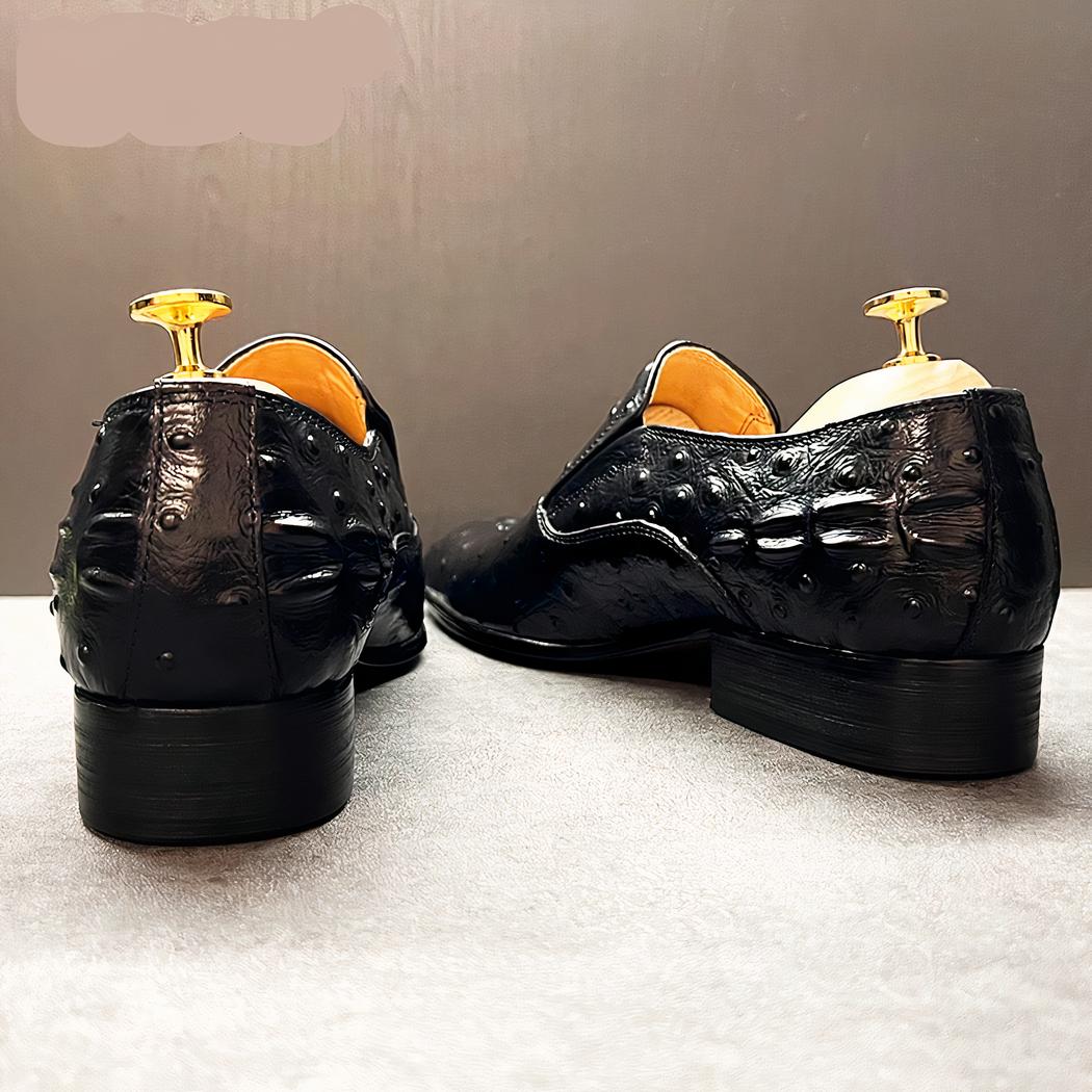 le derrière des mocassins