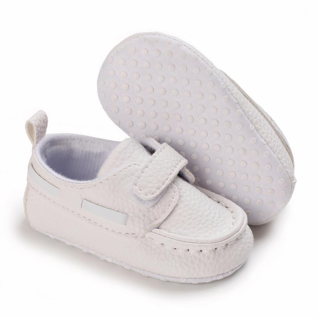 Mocassins à fermeture velcro style bateau pour bébé
