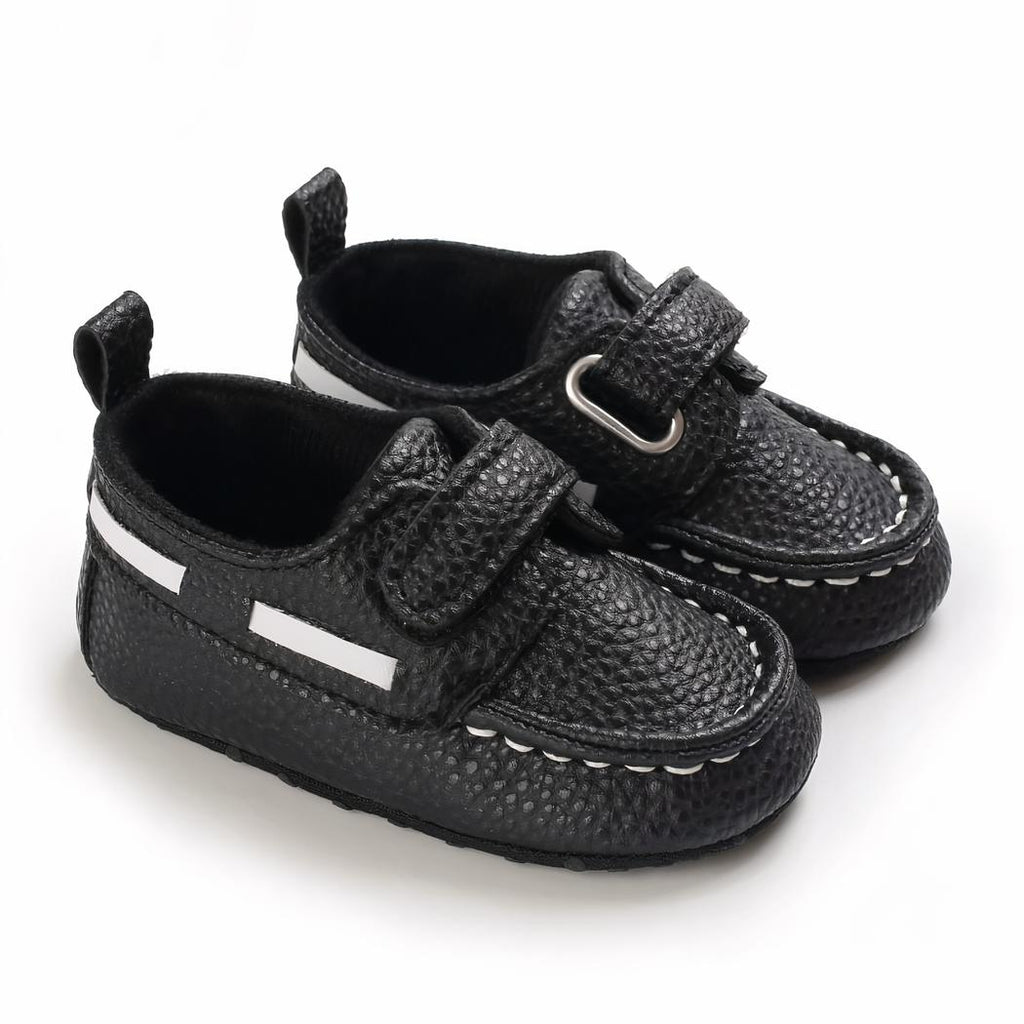 Mocassins à fermeture velcro style bateau pour bébé