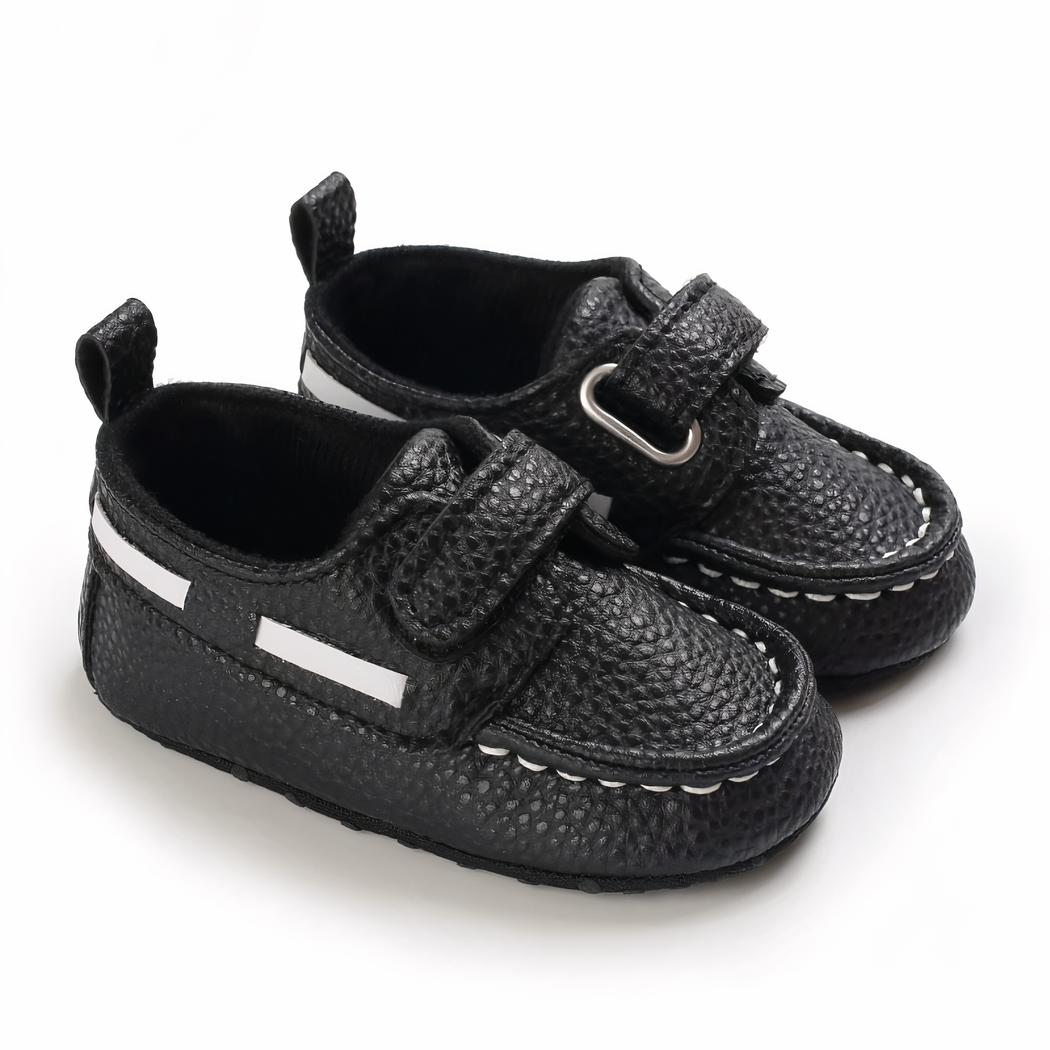 Mocassins à fermeture velcro style bateau pour bébé
