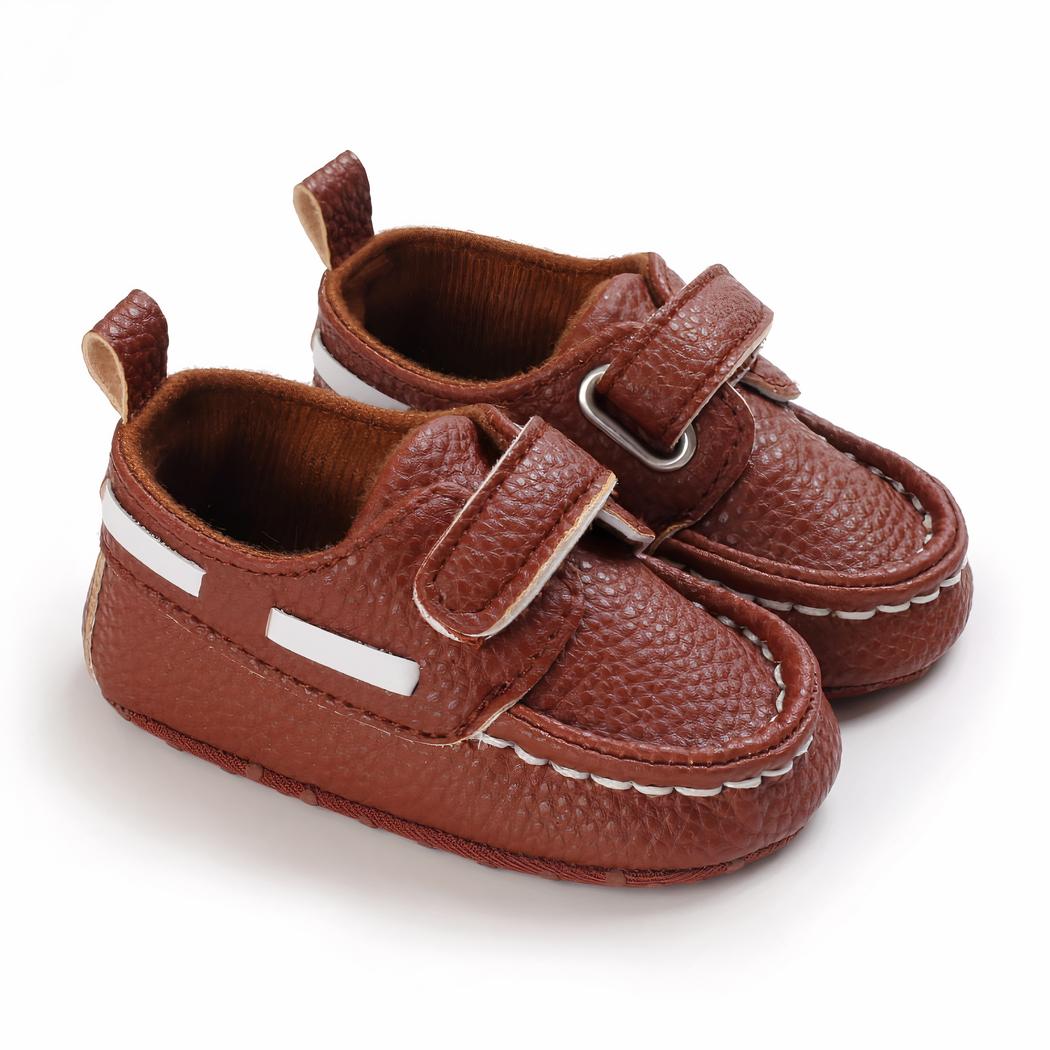 Mocassins à fermeture velcro style bateau pour bébé