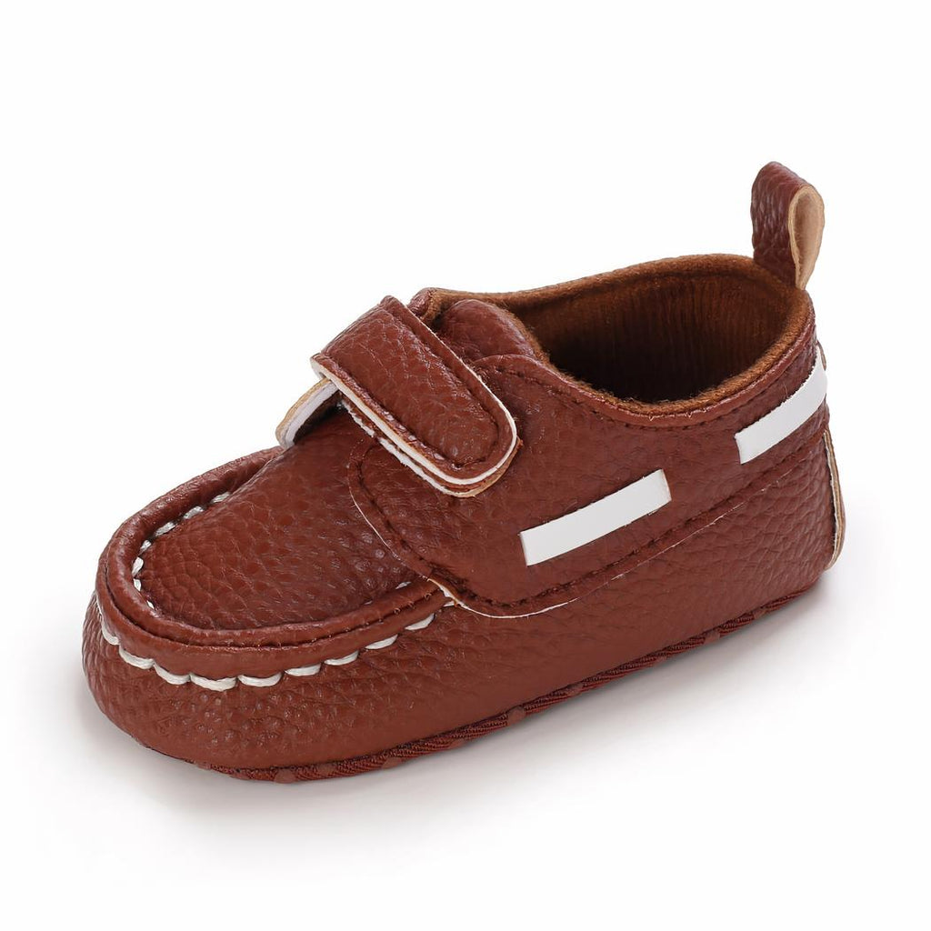 Mocassins à fermeture velcro style bateau pour bébé