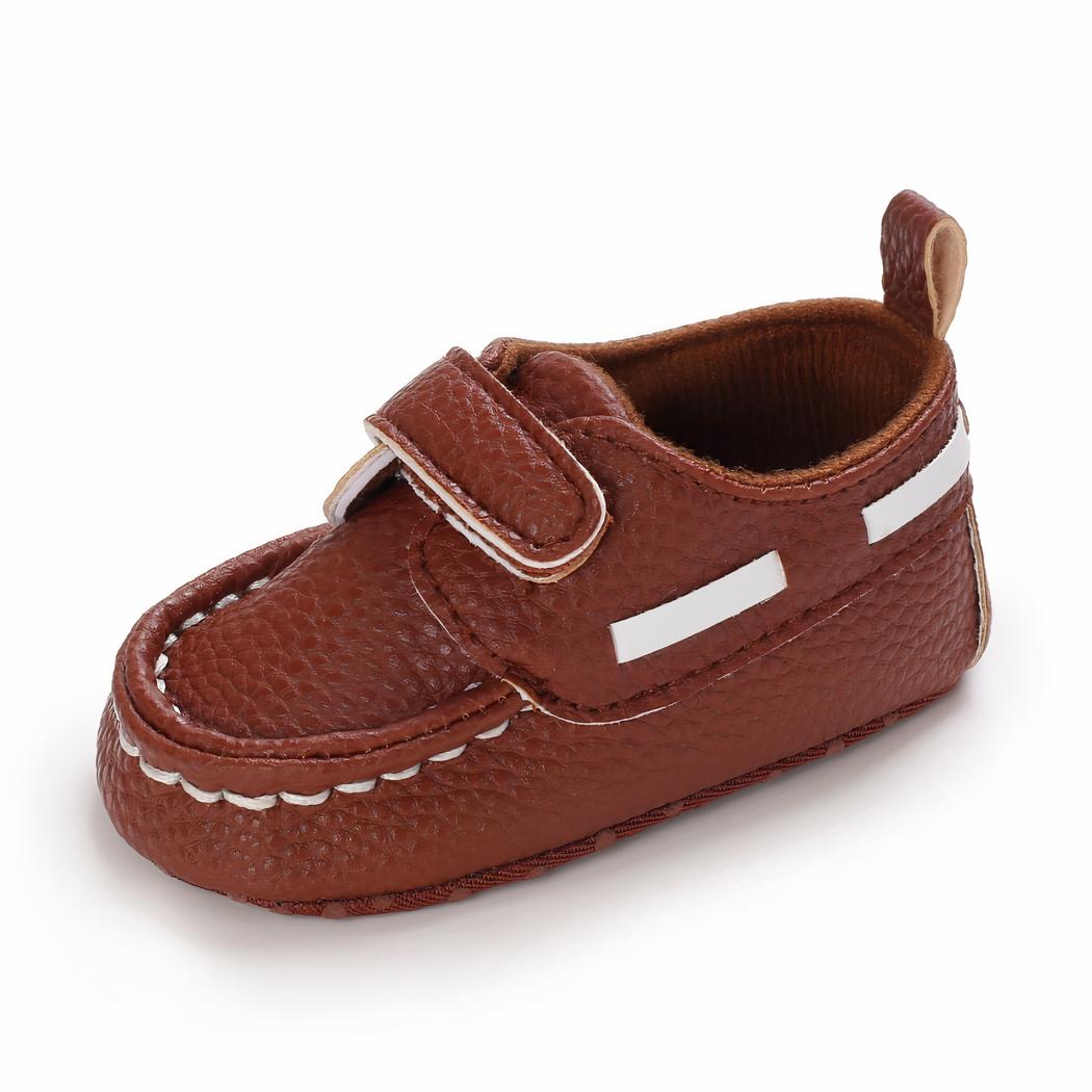 Mocassins à fermeture velcro style bateau pour bébé
