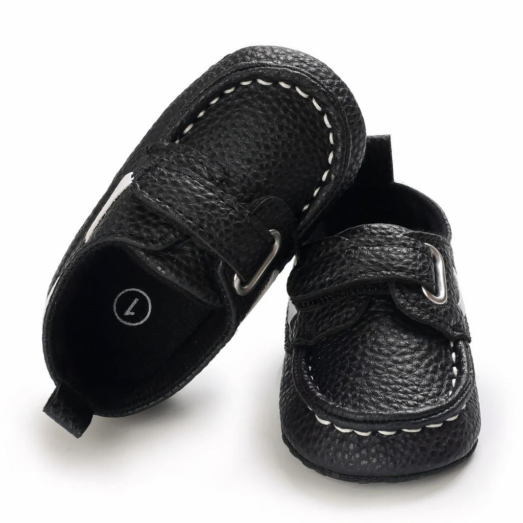 Mocassins à fermeture velcro style bateau pour bébé
