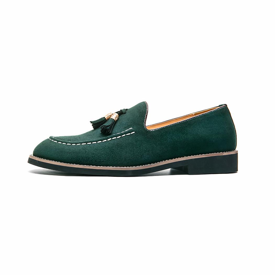 Mocassins à gland en daim avec plusieurs couleurs pour hommes