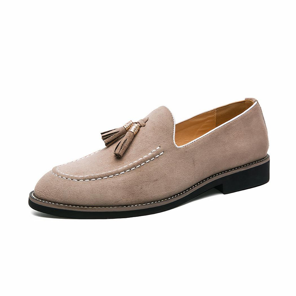 Mocassins à gland en daim avec plusieurs couleurs pour hommes