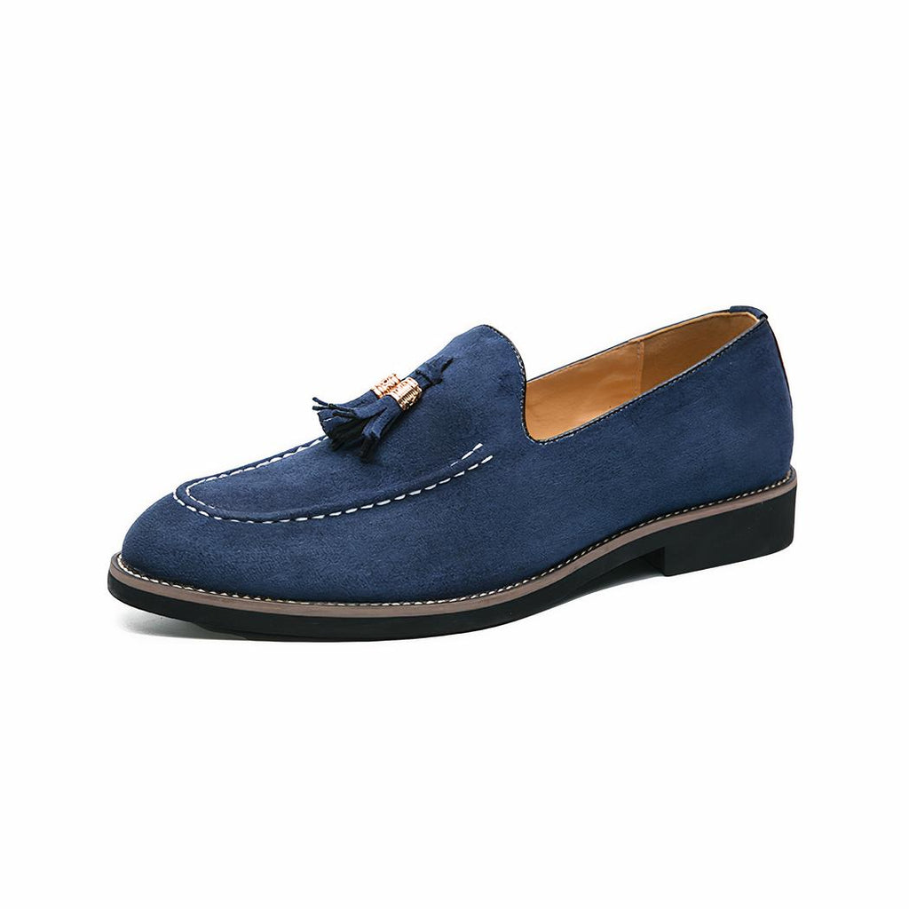Mocassins à gland en daim avec plusieurs couleurs pour hommes