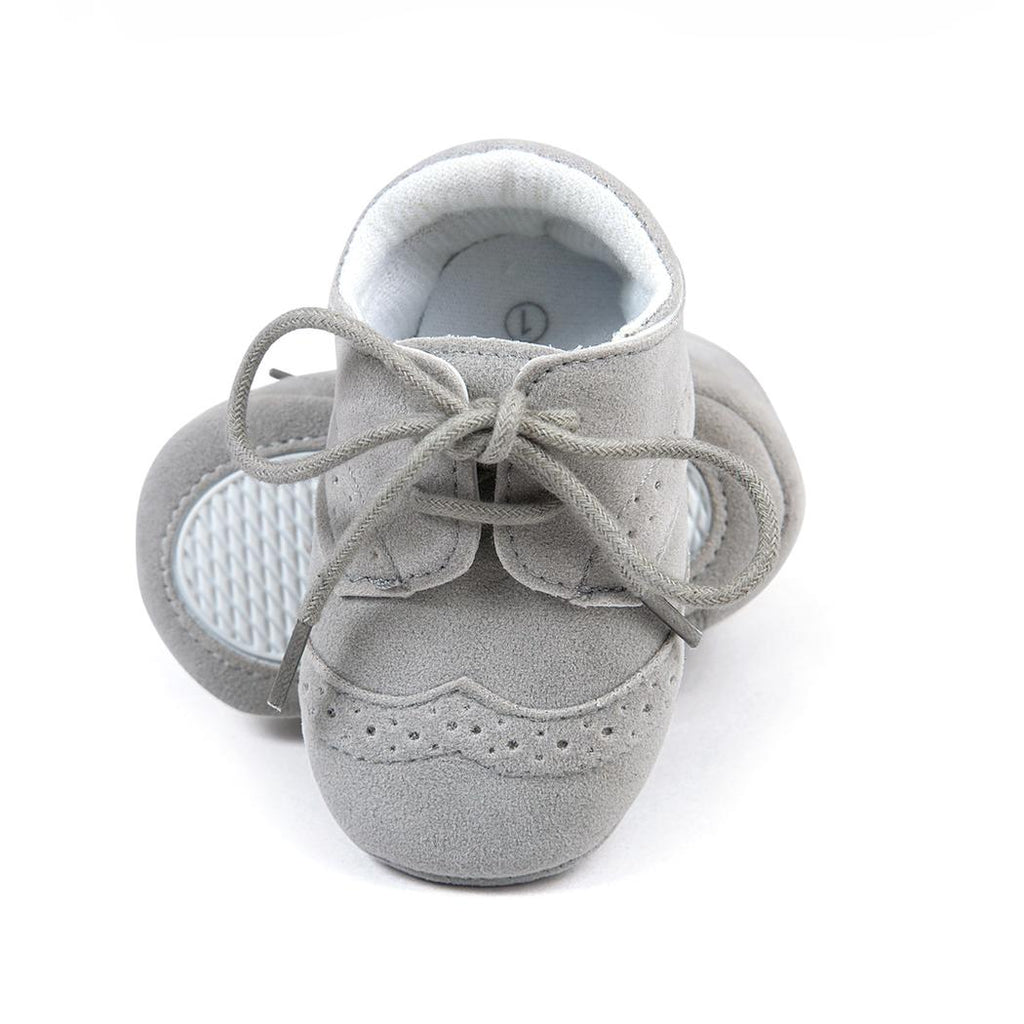 Mocassins à lacets et semelle souple pour bébé garçon
