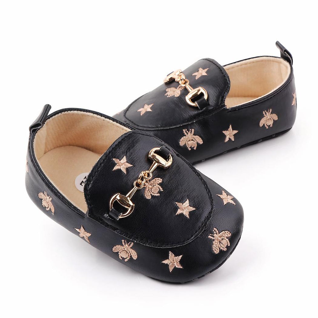 Mocassins à motif étoile pour bébé fille
