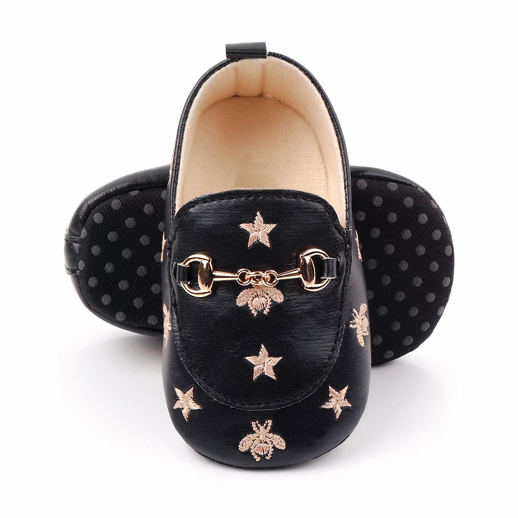Mocassins à motif étoile pour bébé fille