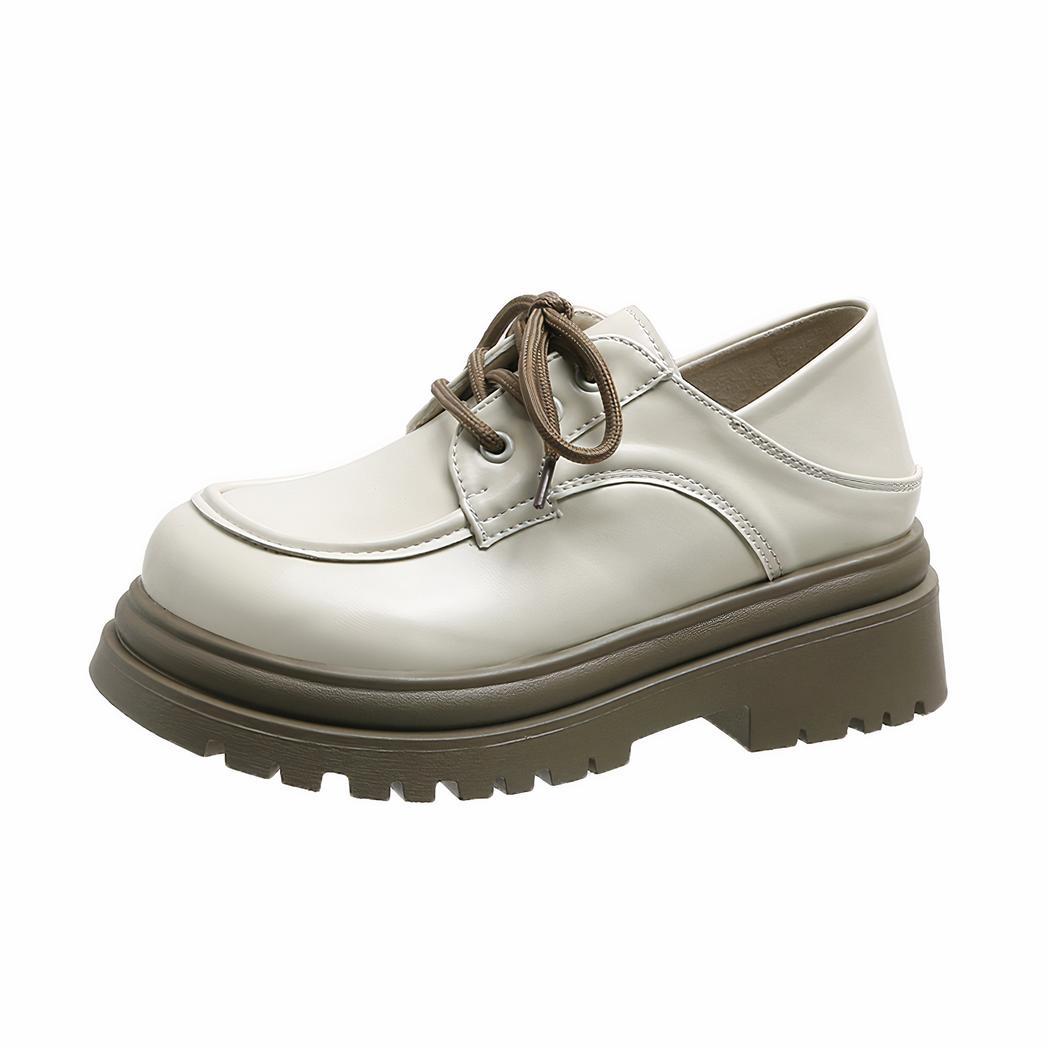 Mocassins à plateforme à lacets pour femmes