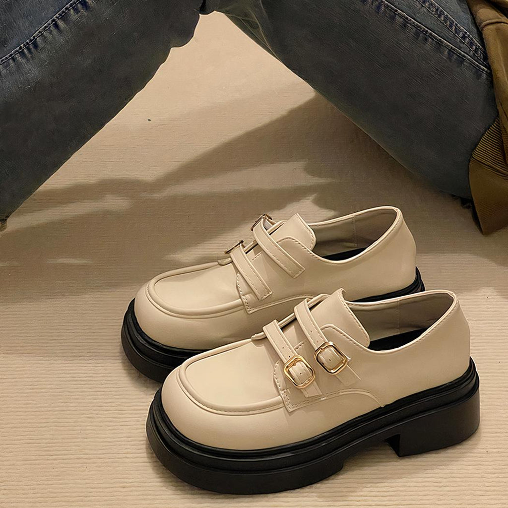 Mocassins à plateforme avec sangles pour femme