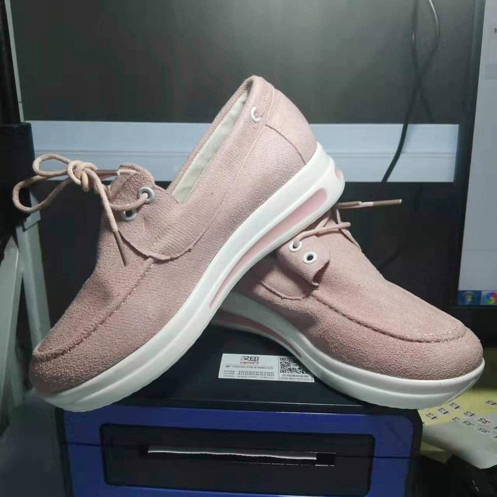 Mocassins à plateforme et lacets pour femme