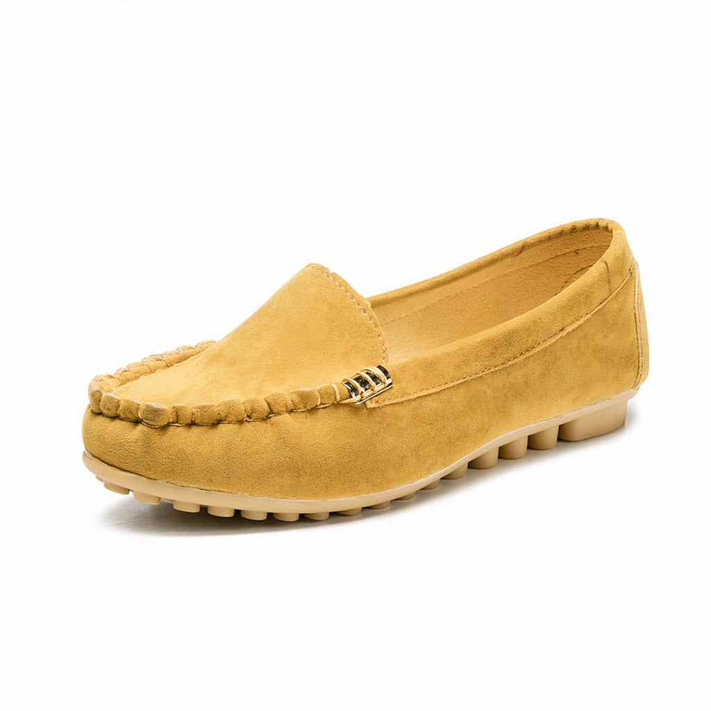 Mocassins à semelles souples en daim