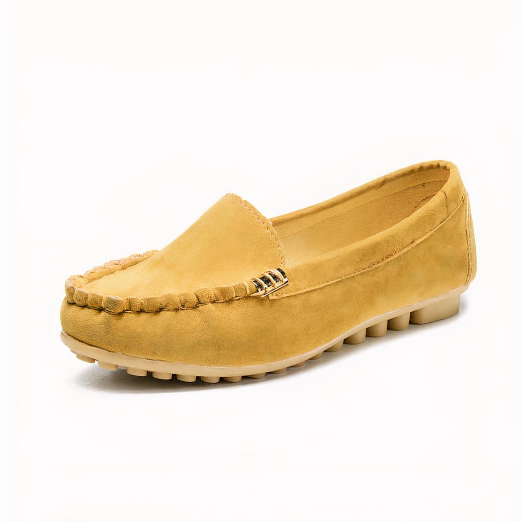 Mocassins à semelles souples en daim