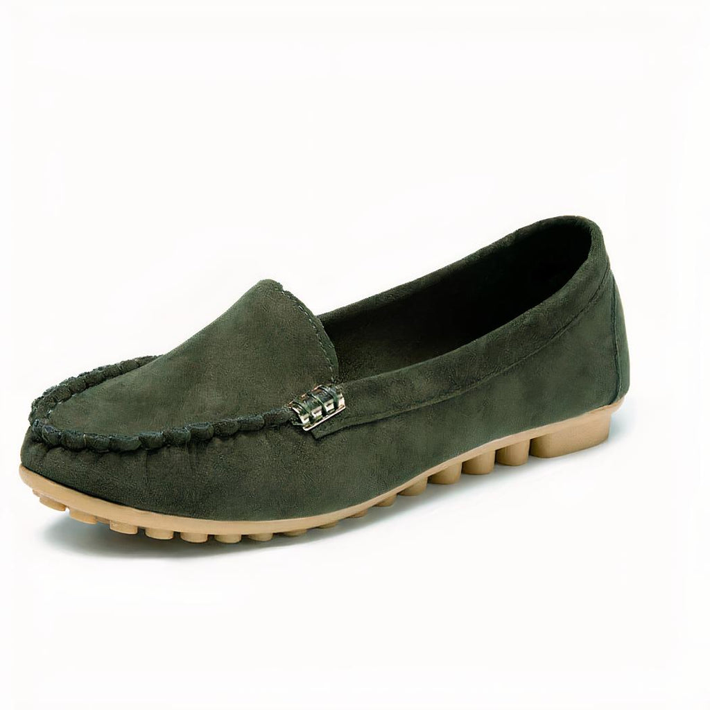 Mocassins à semelles souples en daim