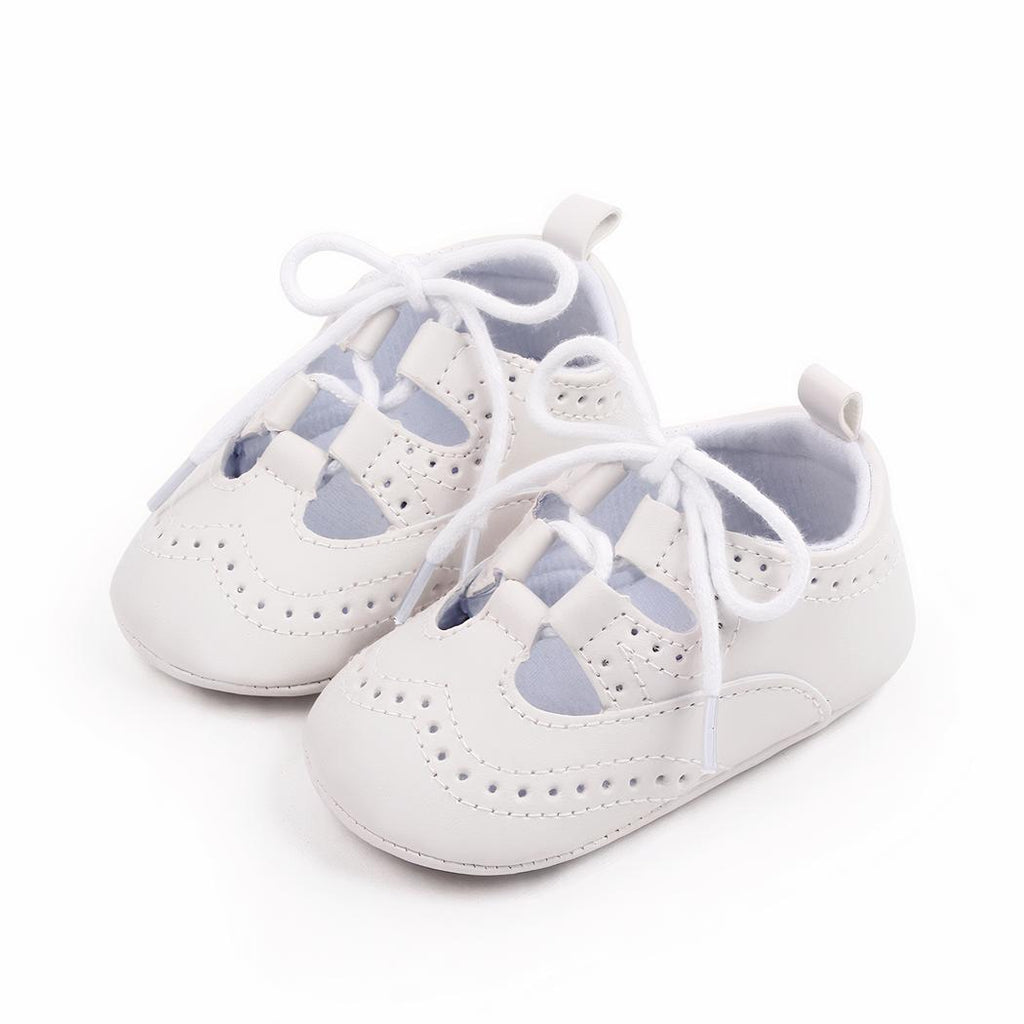 Mocassins ajourés à lacets style baskets pour bébé fille