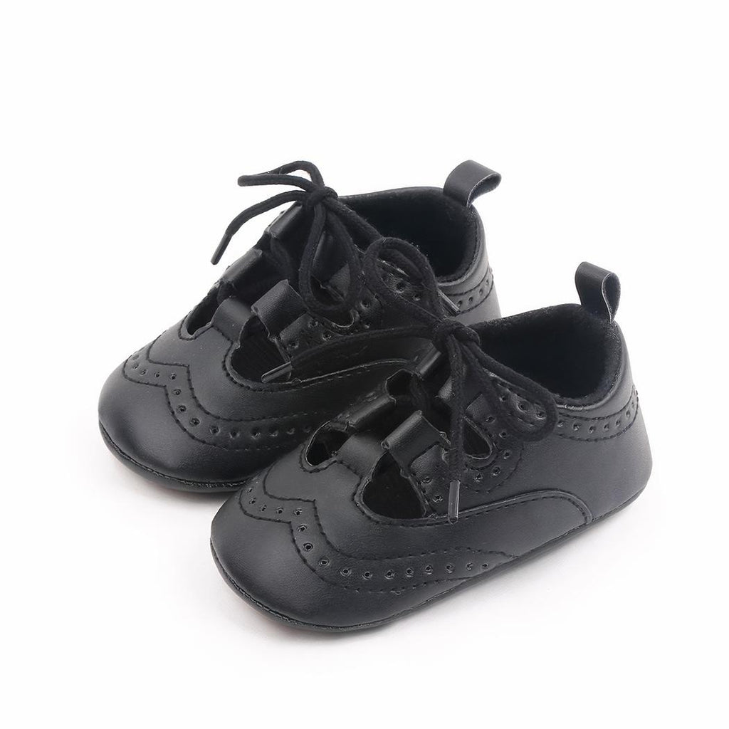 Mocassins ajourés à lacets style baskets pour bébé fille