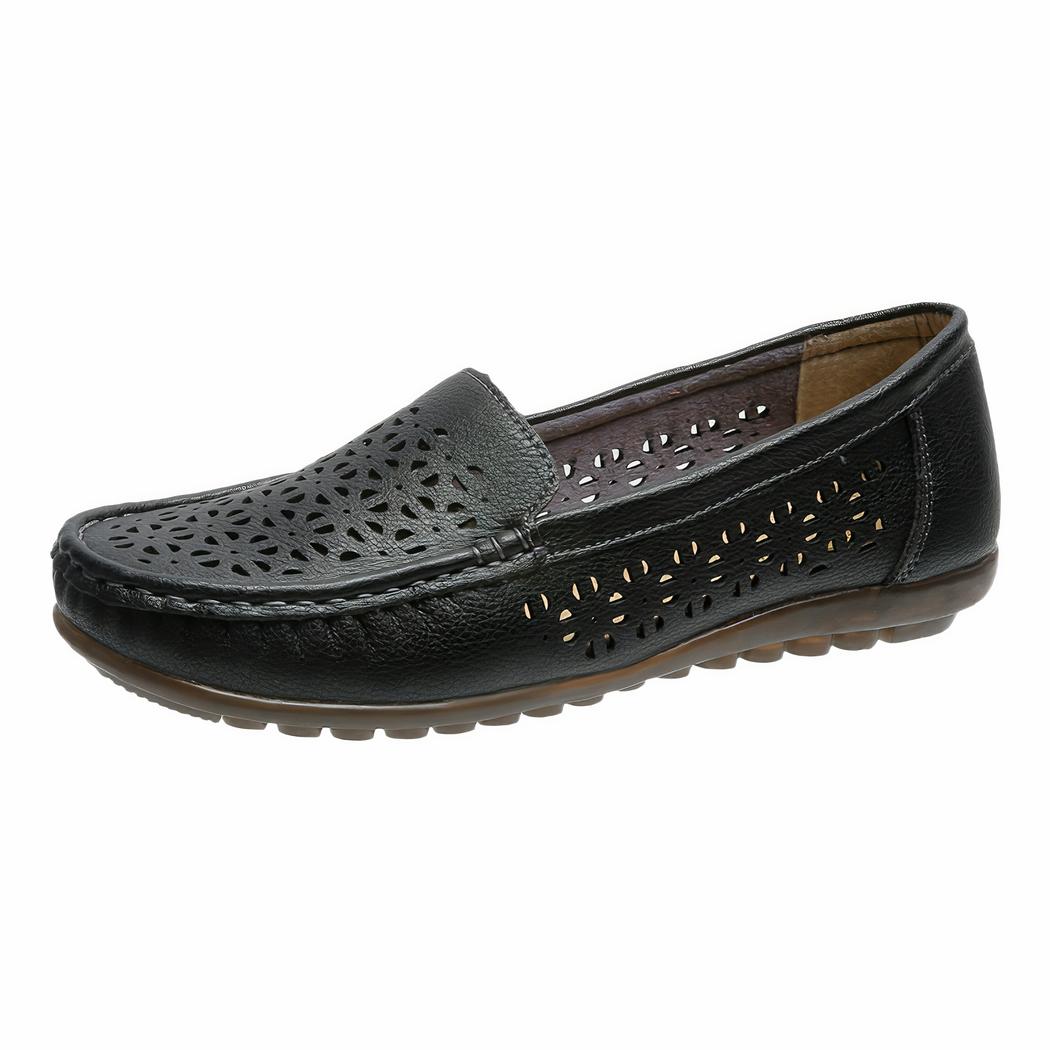 Mocassins ajourés à semelles souples pour femmes
