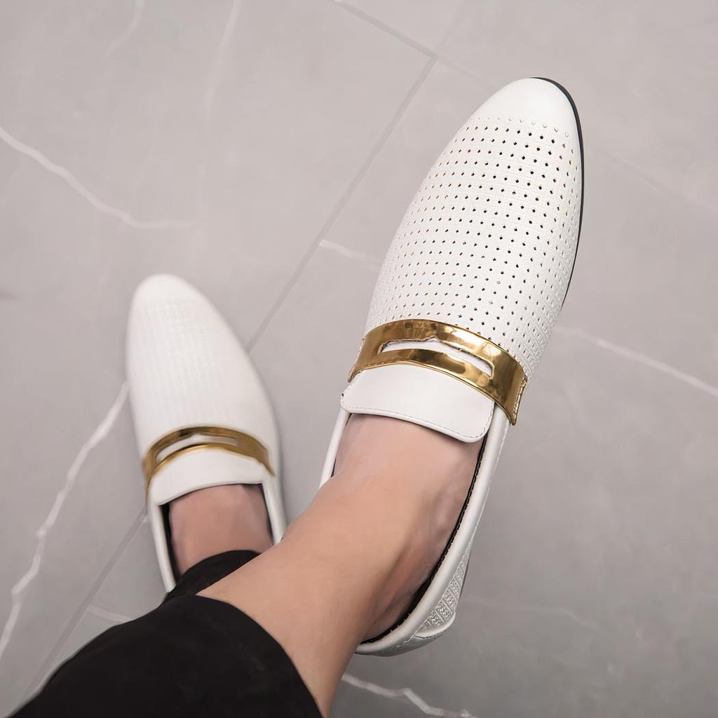 Mocassins ajourés pour mariage d'été