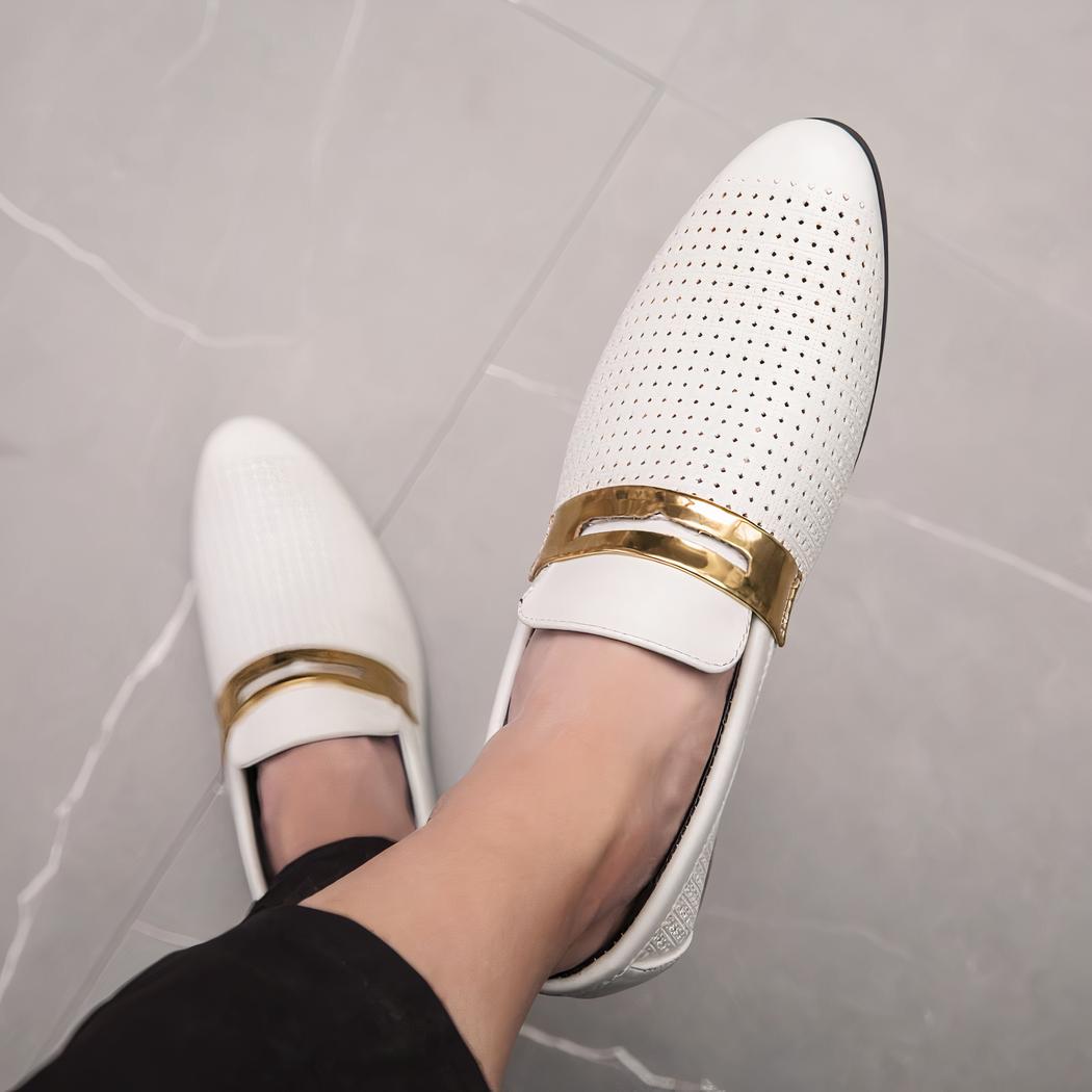 Mocassins ajourés pour mariage d'été