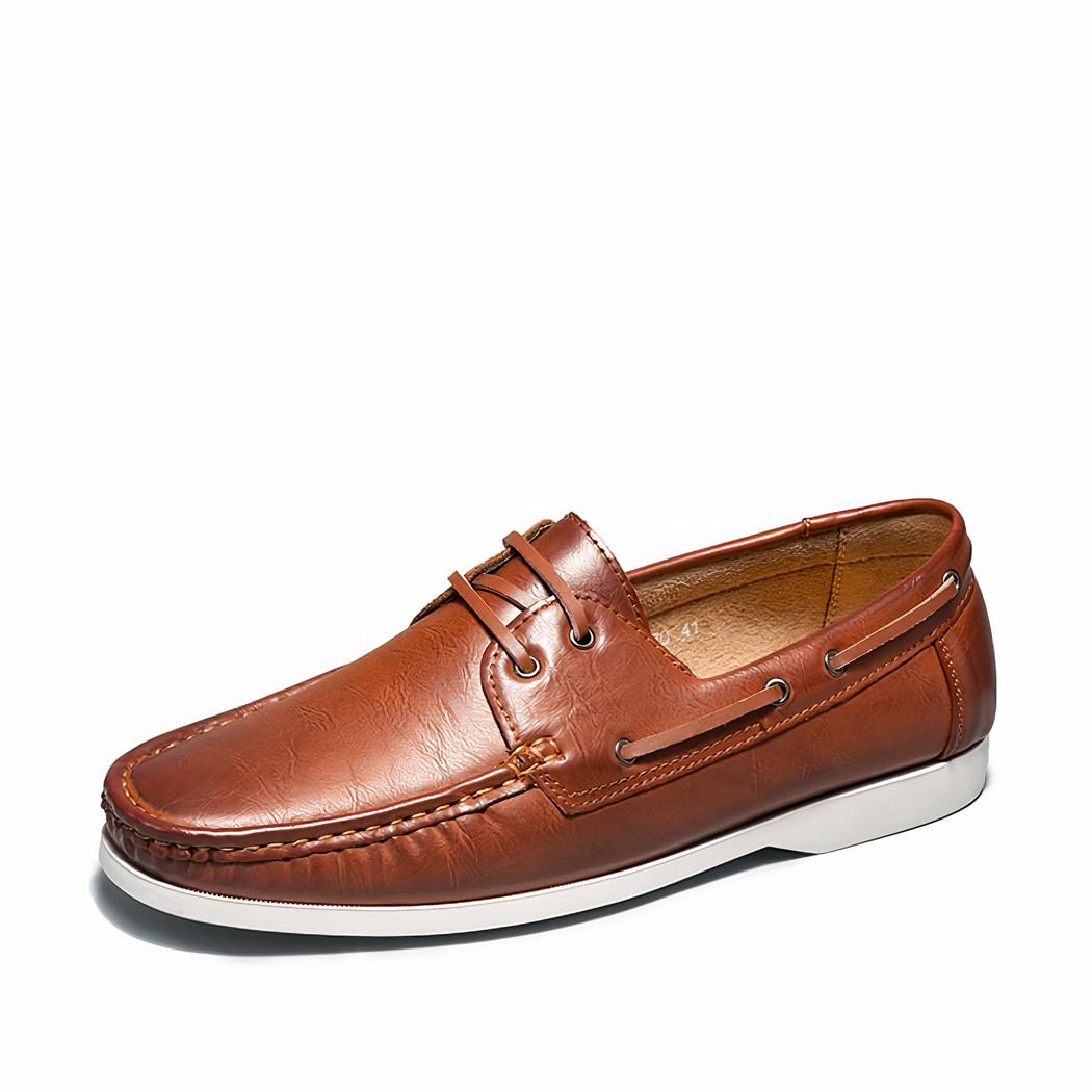 Mocassins bateau au design original pour homme