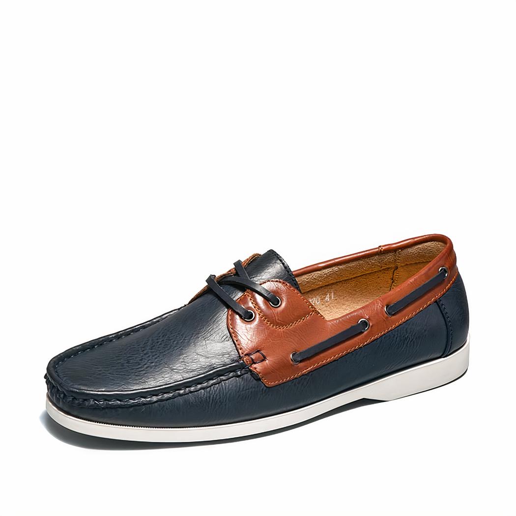 Mocassins bateau au design original pour homme