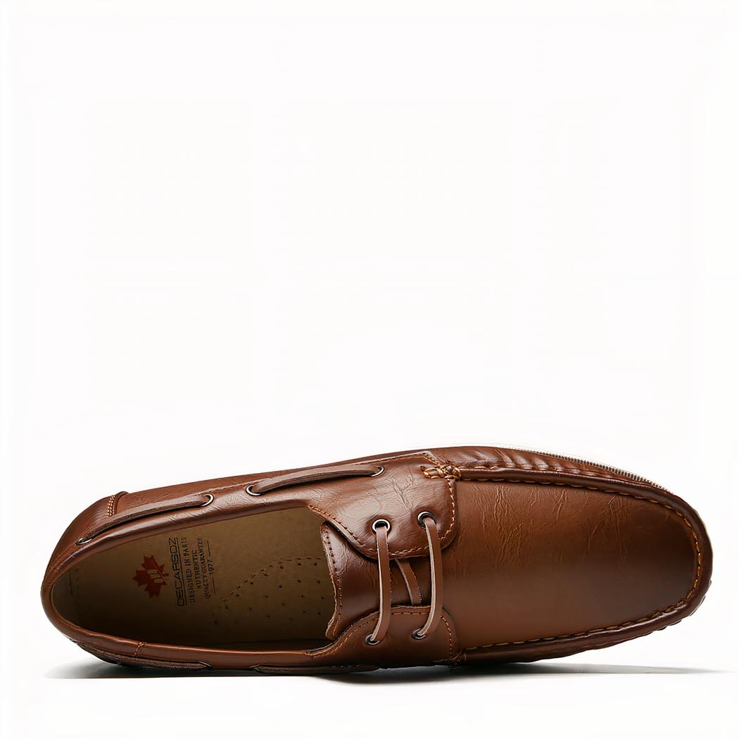 Mocassins bateau au design original pour homme