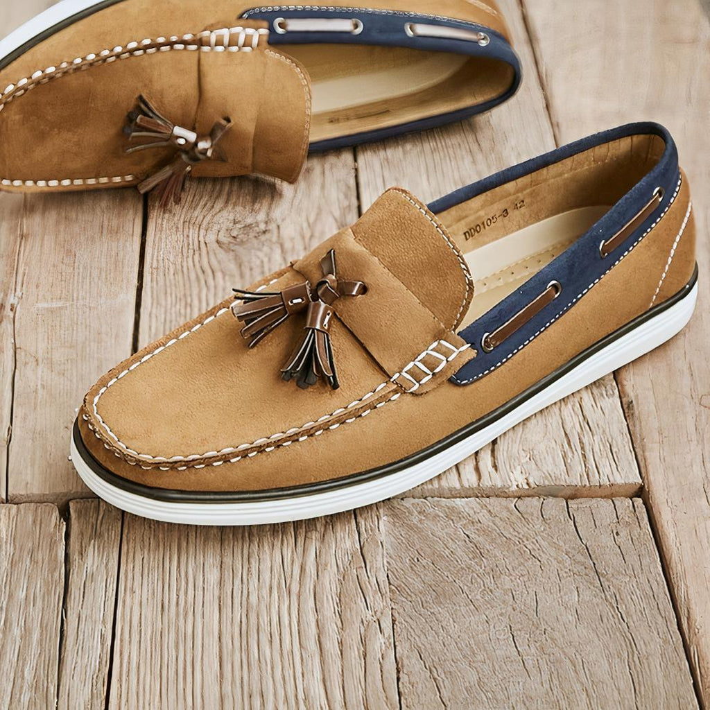 Mocassins à gland type bateau pour homme