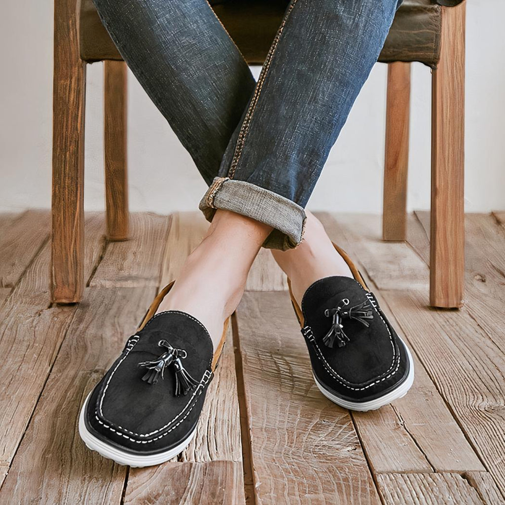 Mocassins à gland type bateau pour homme