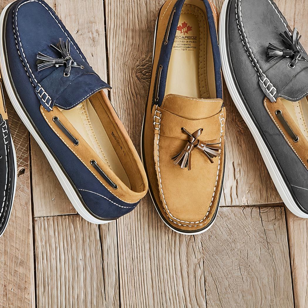 Mocassins à gland type bateau pour homme